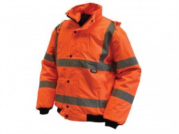 Scan Hi-Vis Orange Bomber Jacket - L (44in) &pound;33.99